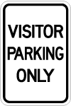 Visitor Parking Signs